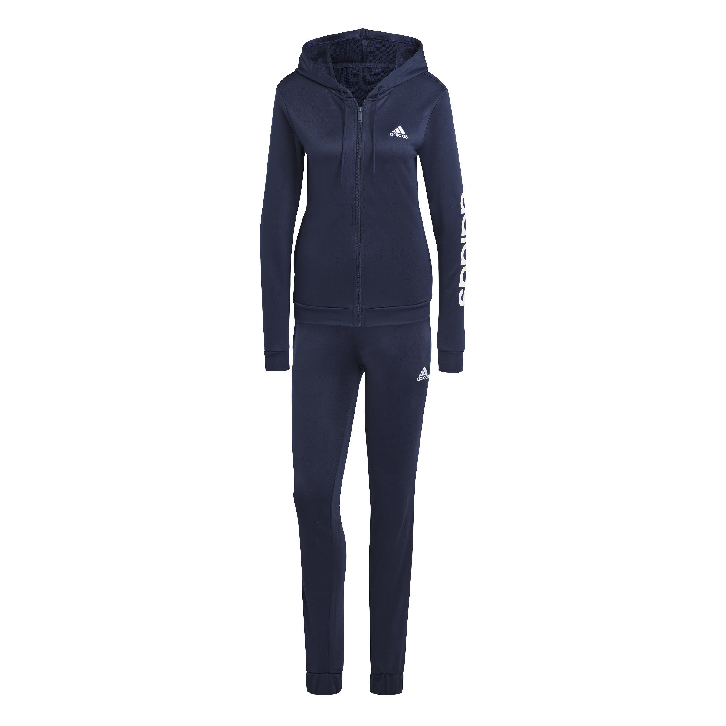 adidas Linear Damen Trainingsanzug dunkelblau