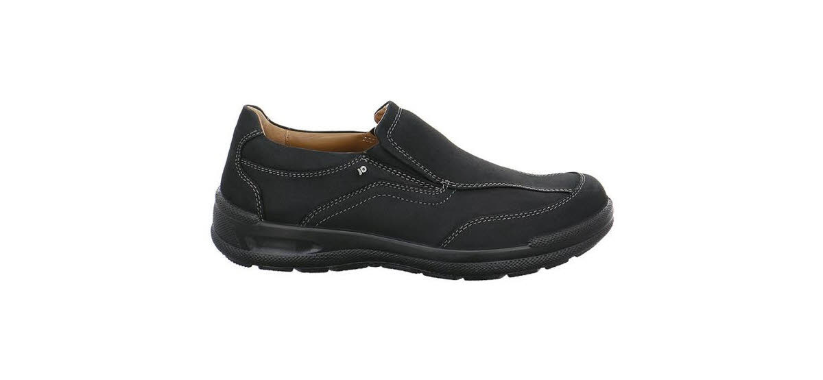Jomos MAN LIFE Herren Slipper Modeschuhe schwarz/braun