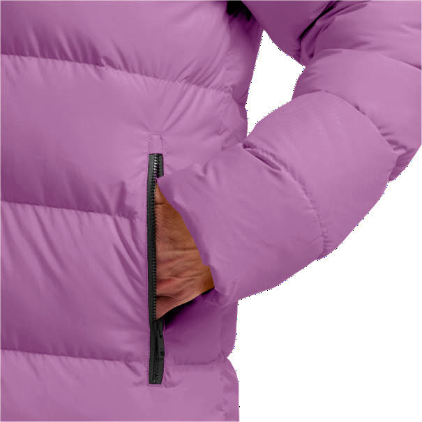Jack Wolfskin FROZEN PALACE COA RDS Damen Daunenmantel vivid orchid