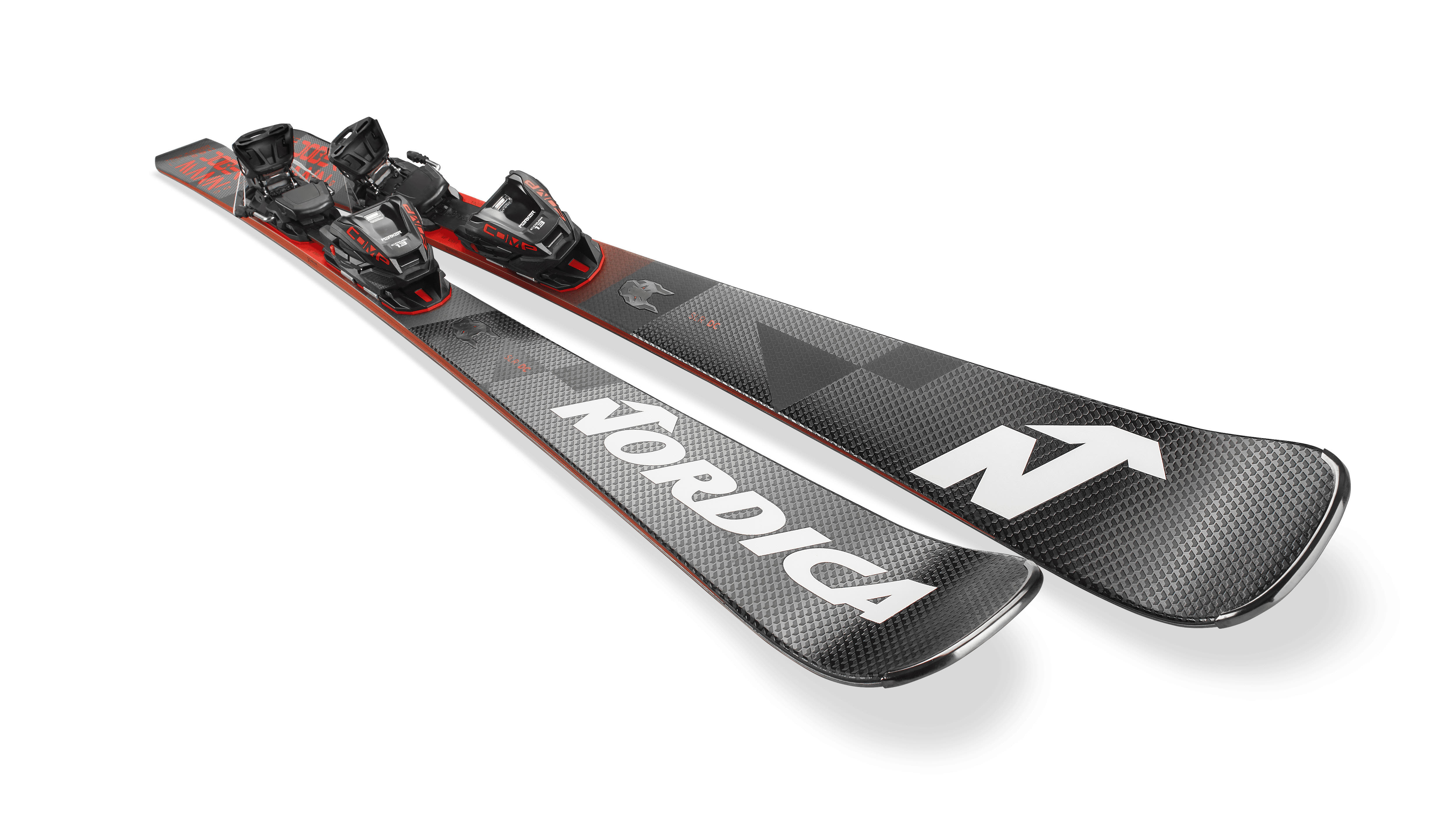 Nordica Dobermann SLR DC FDT 2025/26 On-Piste Skiset inkl. Bindunf schwarz/rot