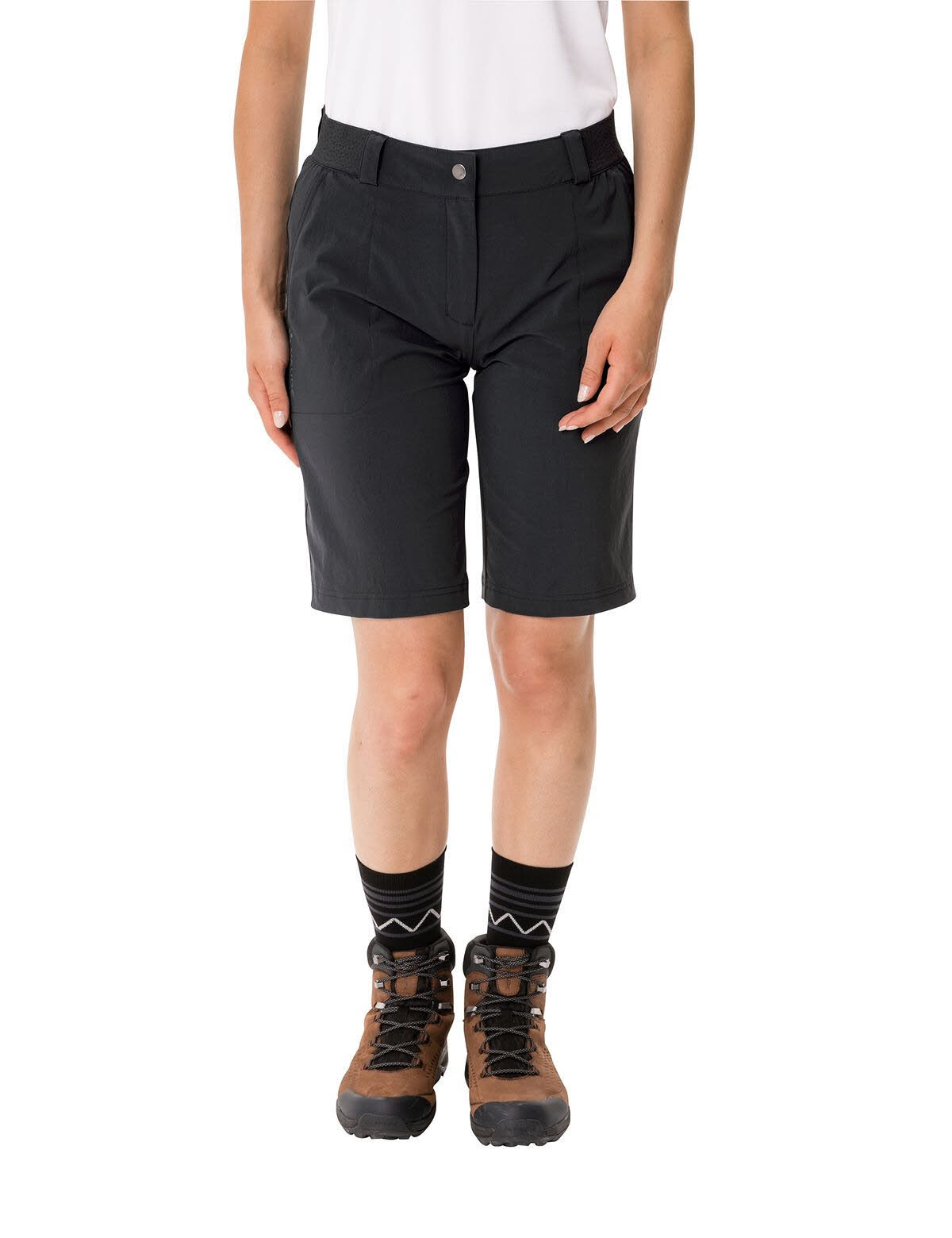 Vaude Farley Stretch Shorts Wanderhose kurz Damen schwarz NEU
