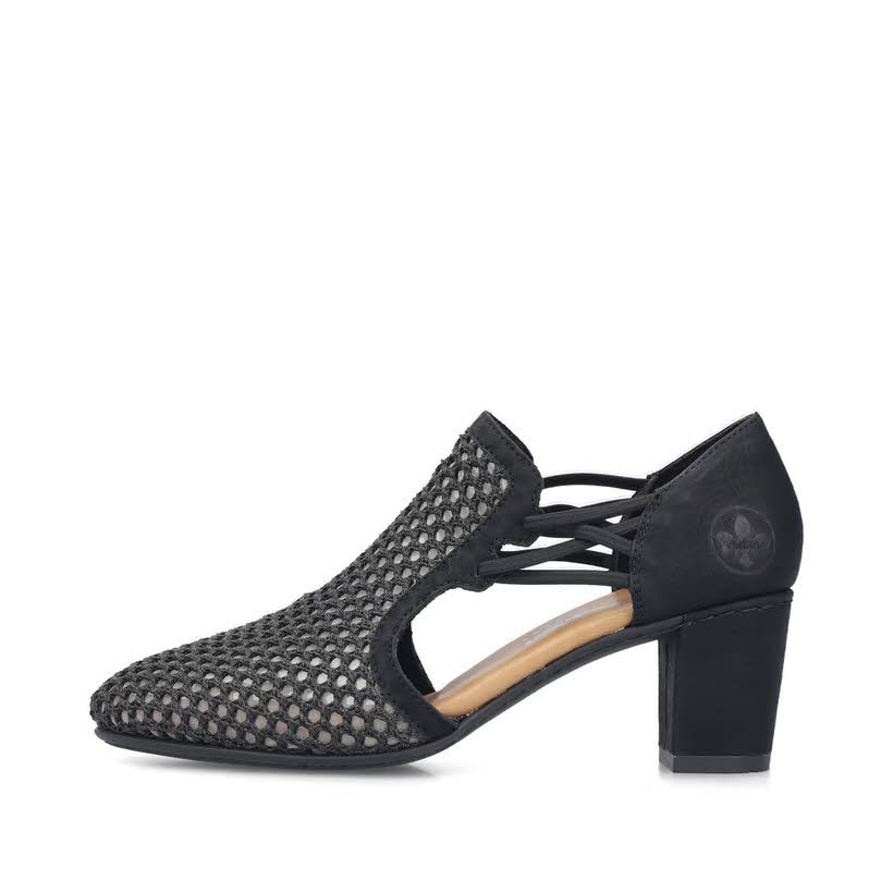 Rieker FSK Damen Pumps Slingpumps schwarz