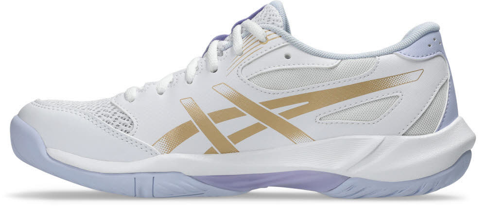 Asics GEL-ROCKET 12 Damen Hallenschuhe Sportschuhe white/champagne