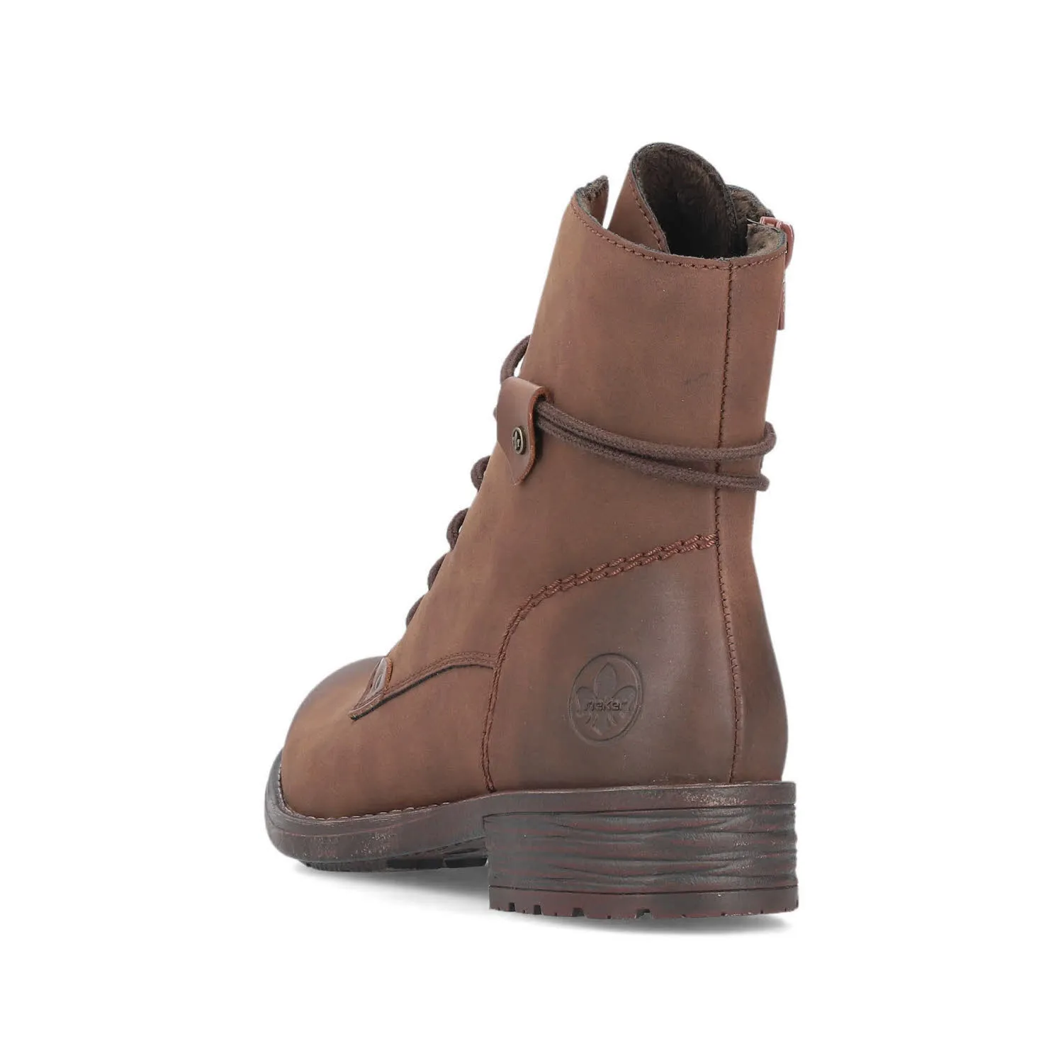 Rieker Damen Schnürstiefel braun