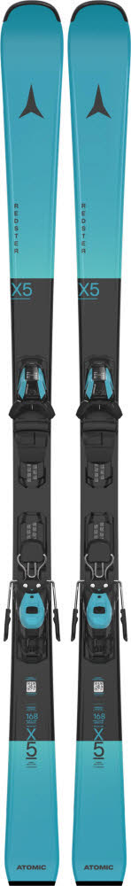 Atomic REDSTER X5 TEAL + M 10 GW Sportcarver Ski Fortgeschrittene 25/26 blau