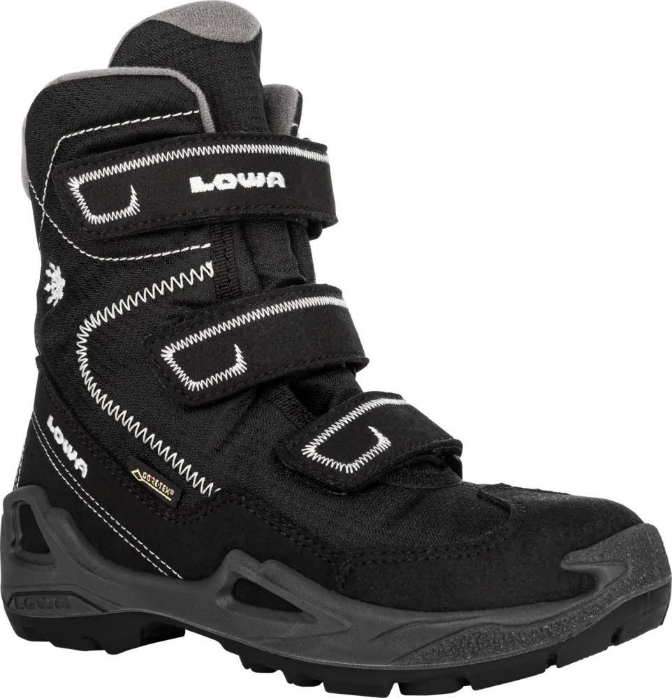 Lowa Milo GTX HI Kinder Winterschuhe Schneestiefel schwarz