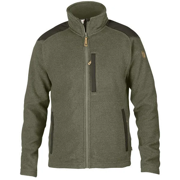 Fjällräven Buck Fleece Herren Fleecejacke Outdoorweste Laurel Green-Deep Fo NEU