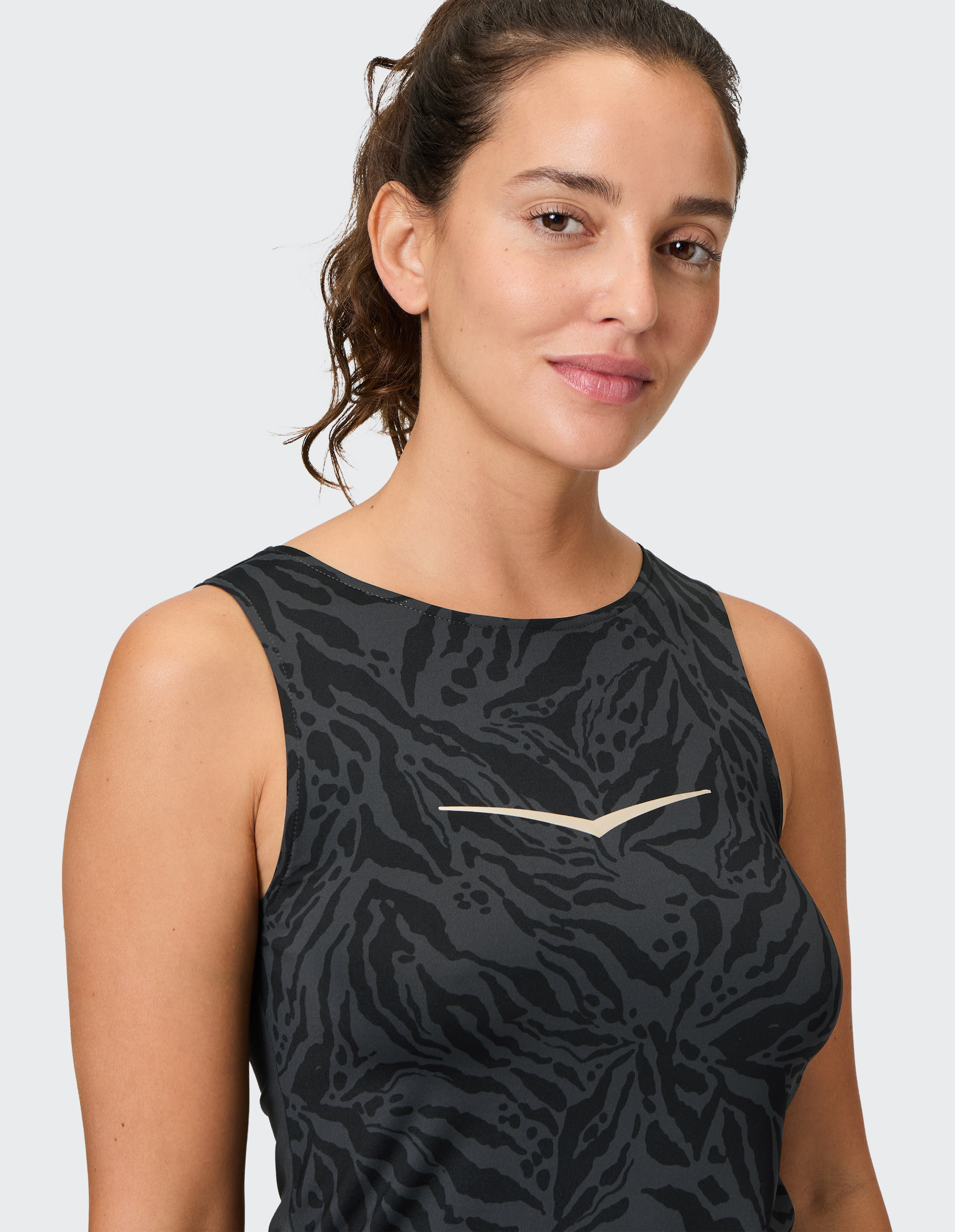 Venice Beach ENNY Sporttop Tanktop Damen schwarz dunkelgrau