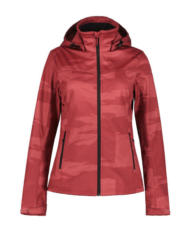 Icepeak Beloit Softshelljacke Kapuzenjacke Damen rot