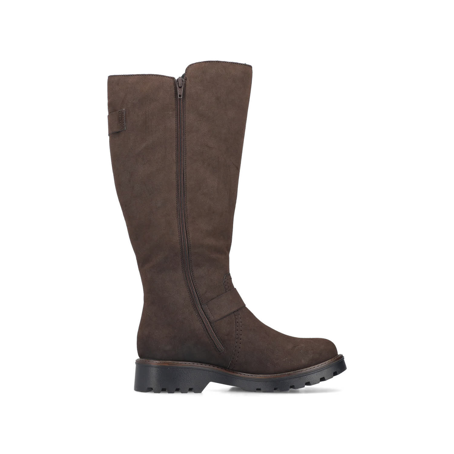 Rieker HWK Damen Stiefel Damen Hochschaftstiefel Winterstiefel braun
