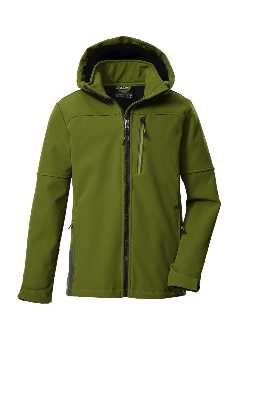 Killtec KOW 226 BYS SFTSHLL JCKT Jungen Softshelljacke Windjacke grün