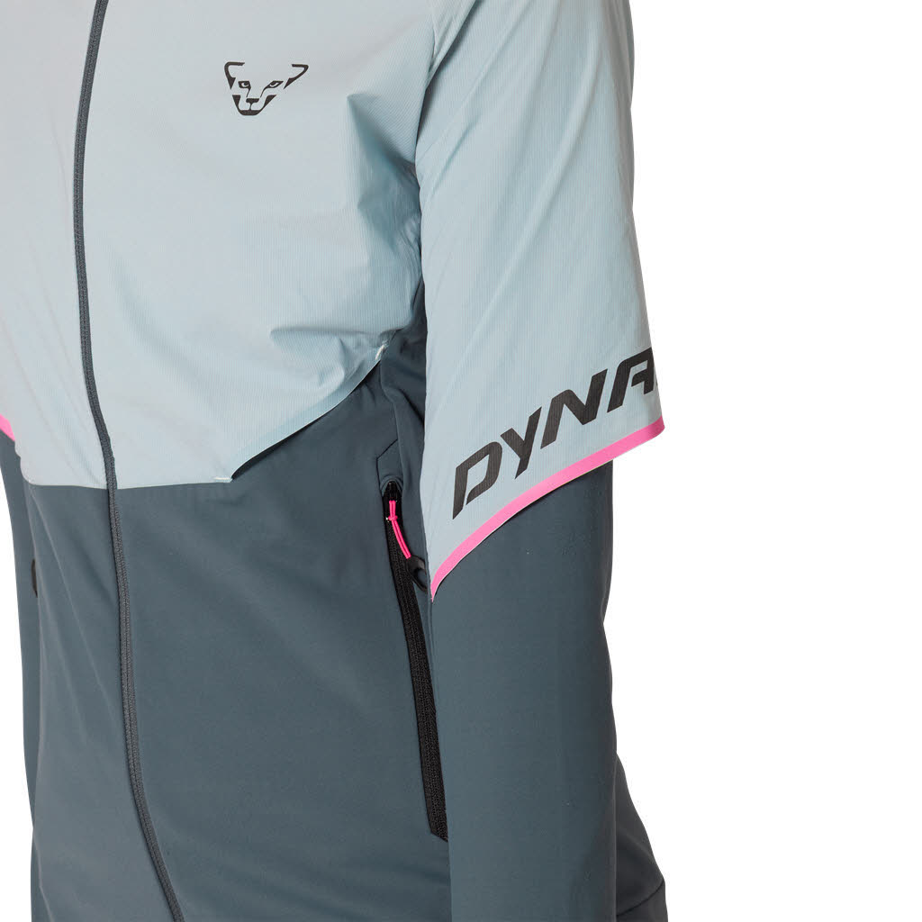 Dynafit Alpine Hybrid JKT Damen Wanderjacke Laufjacke blau