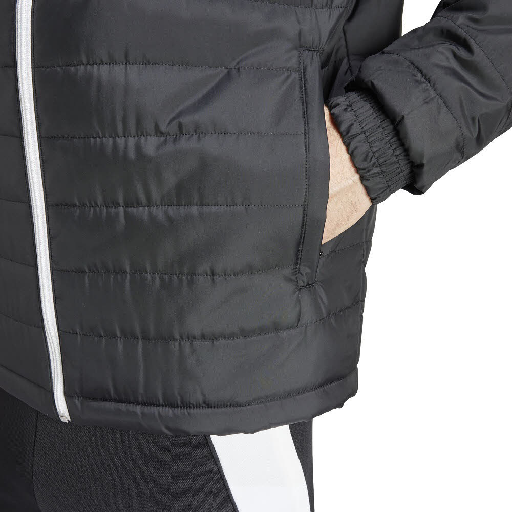 adidas Entrada 22 Light Jacket Herren Jacke Fußballjacke Daunenjacke schwarz NEU
