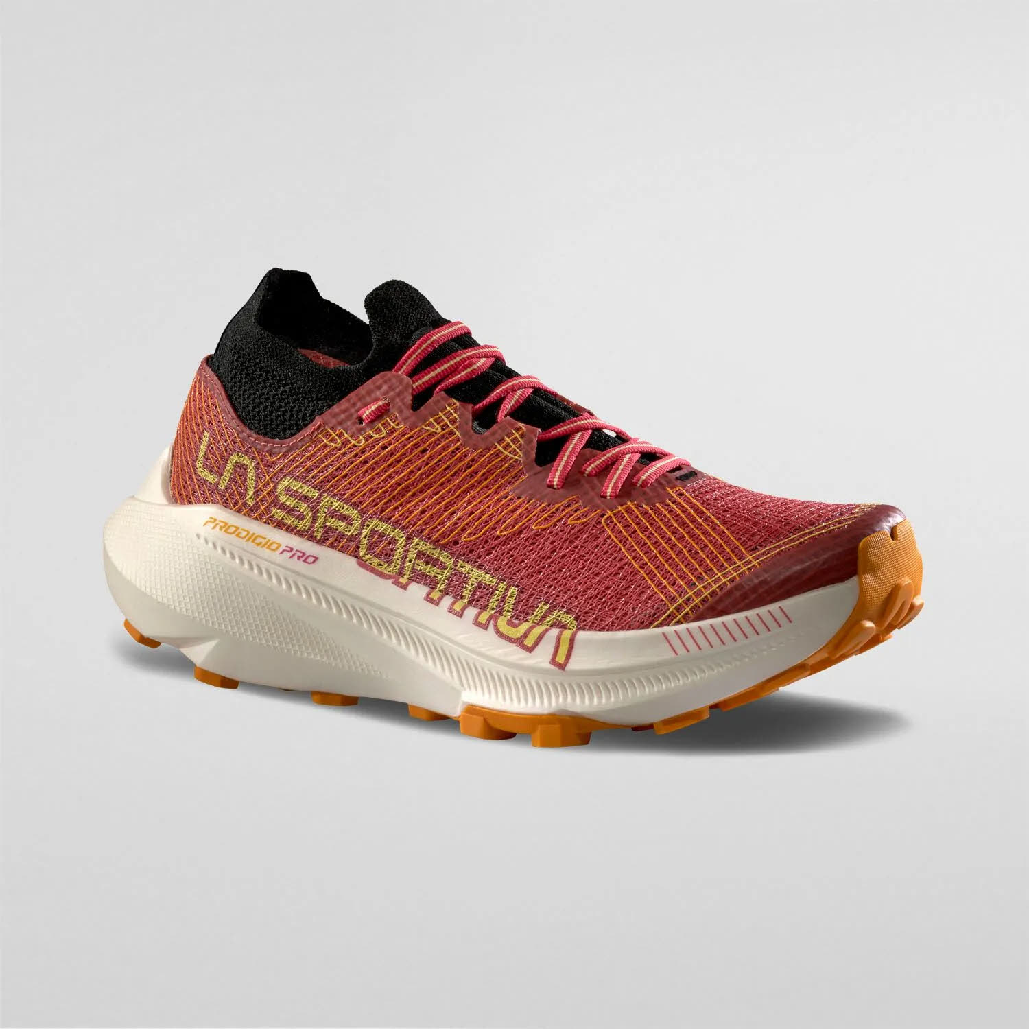 La Sportiva Prodigio Pro Damen Trailrunning-Schuhe Mineral Red/Banana