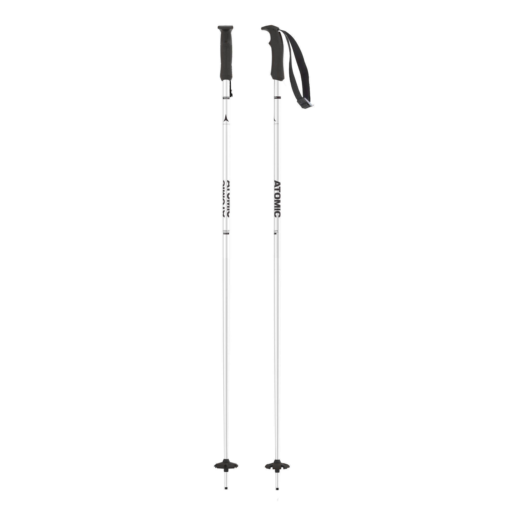 Atomic AMT Unisex Skistock Ski Alpin Aluminium Skistöcke 1 Paar Poles white