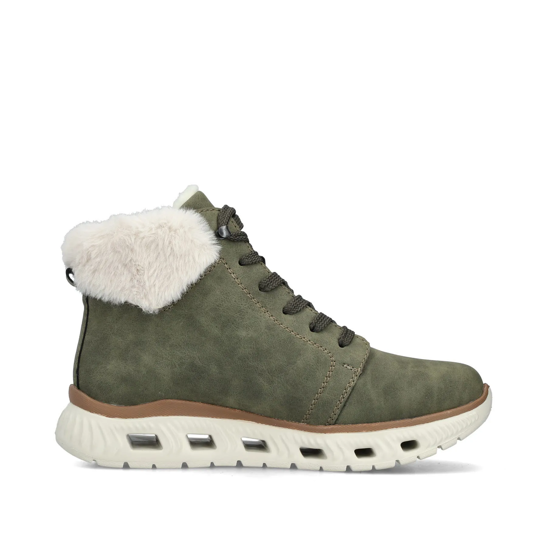 Rieker Damen Sneaker High liane/offwhite