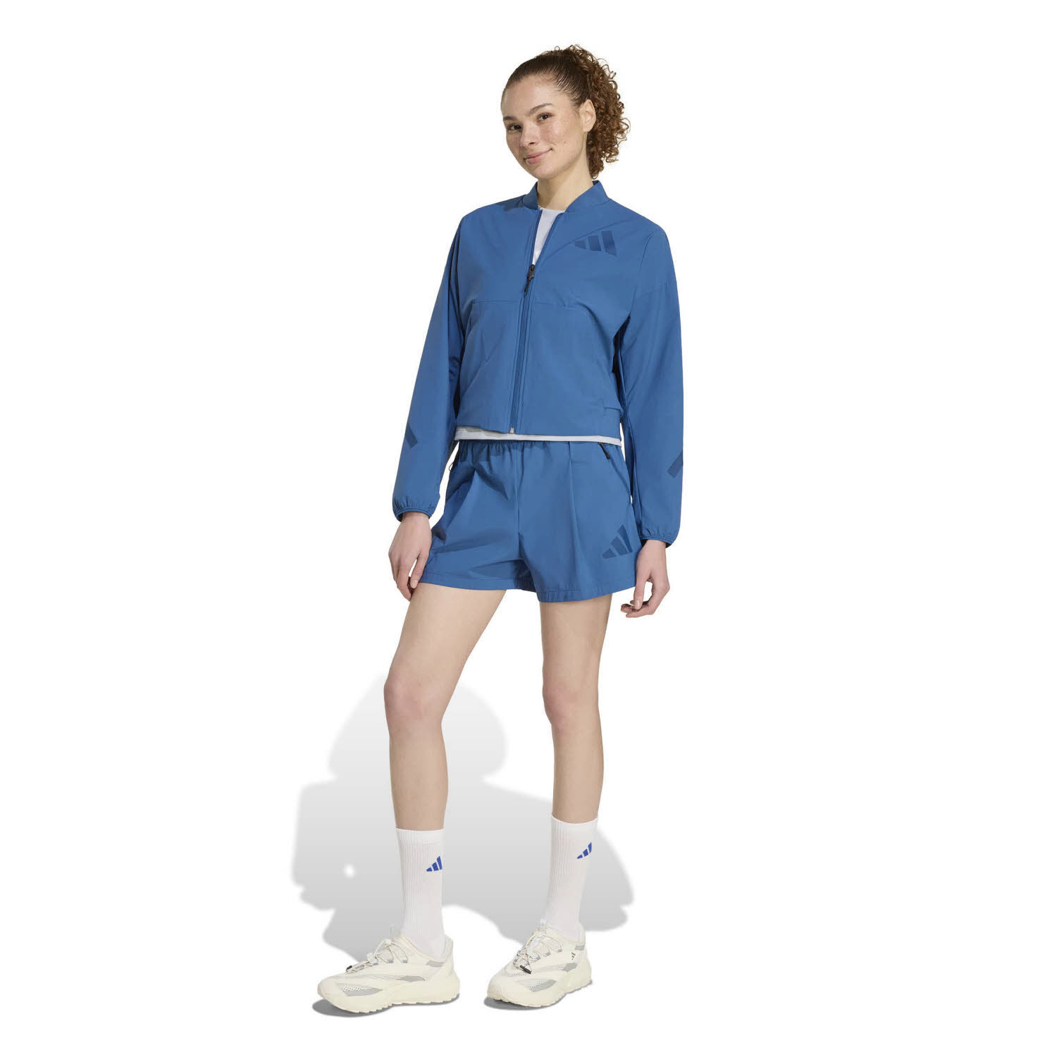 adidas Z.N.E. Shorts Damen Sportshorts blau
