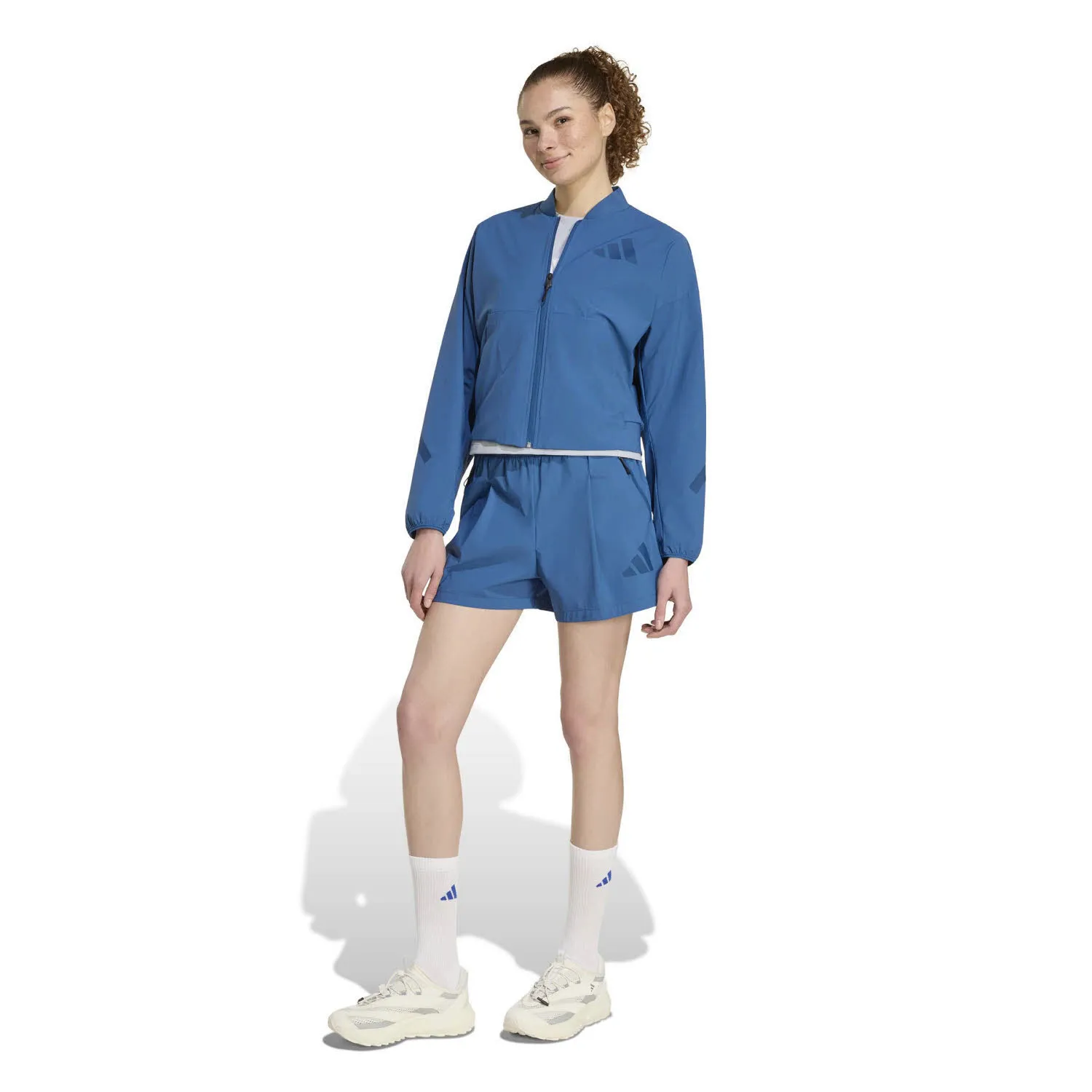 adidas Z.N.E. Shorts Damen Sportshorts blau