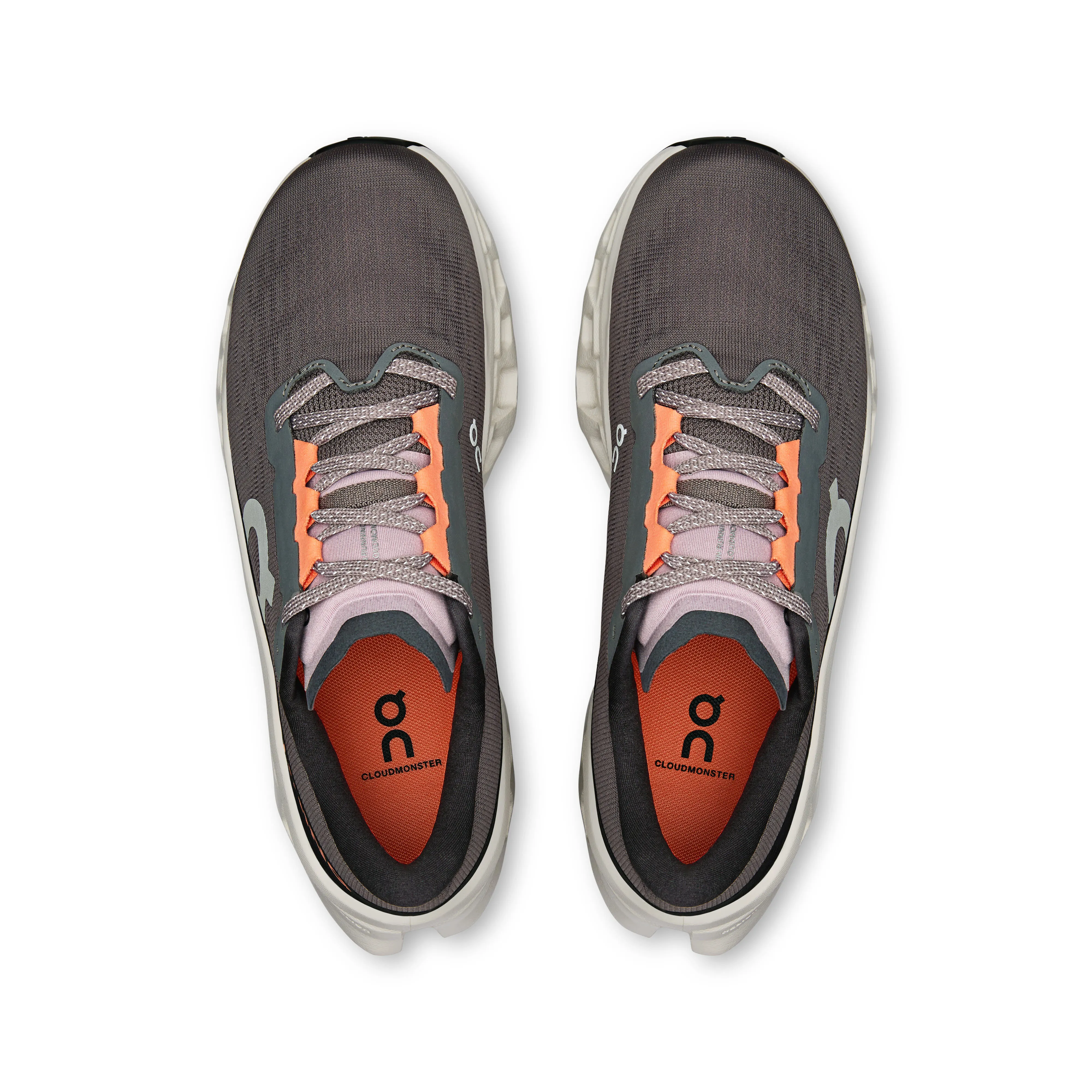 ON Cloudmonster 3 Damen Laufschuhe Joggingschuhe grau orange