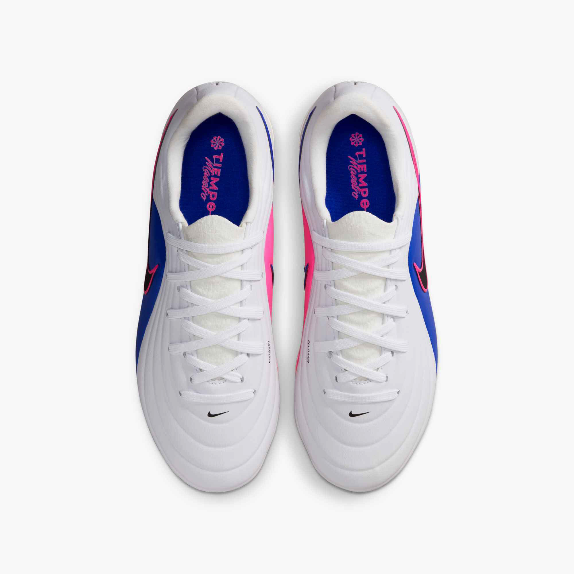 Nike JR TIEMPO MAESTRO ACADEMY Kinder Fußballschuhe weiß/blau/schwarz