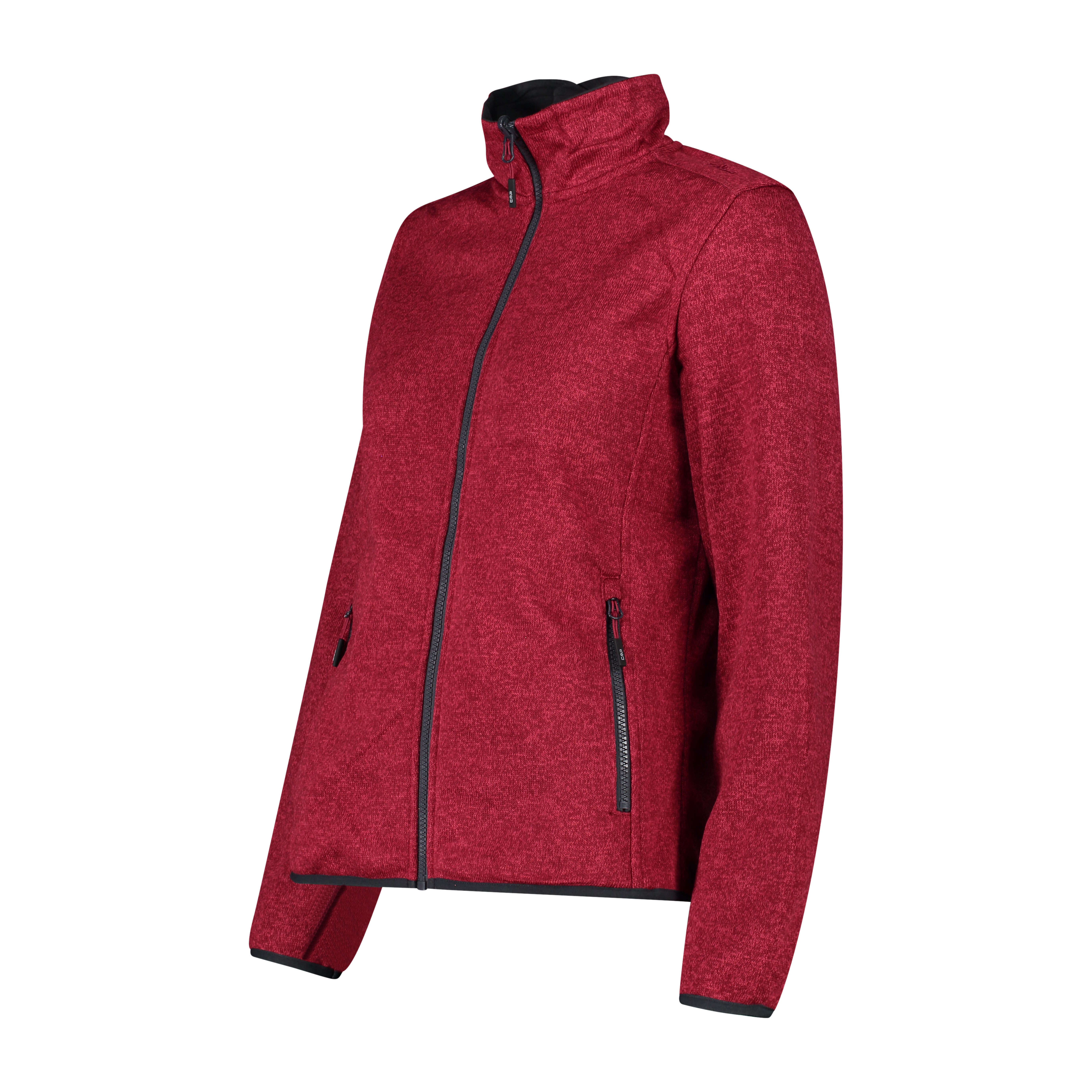 CMP Damen Jacke Kombijacke Windjacke Fleecejacke rot