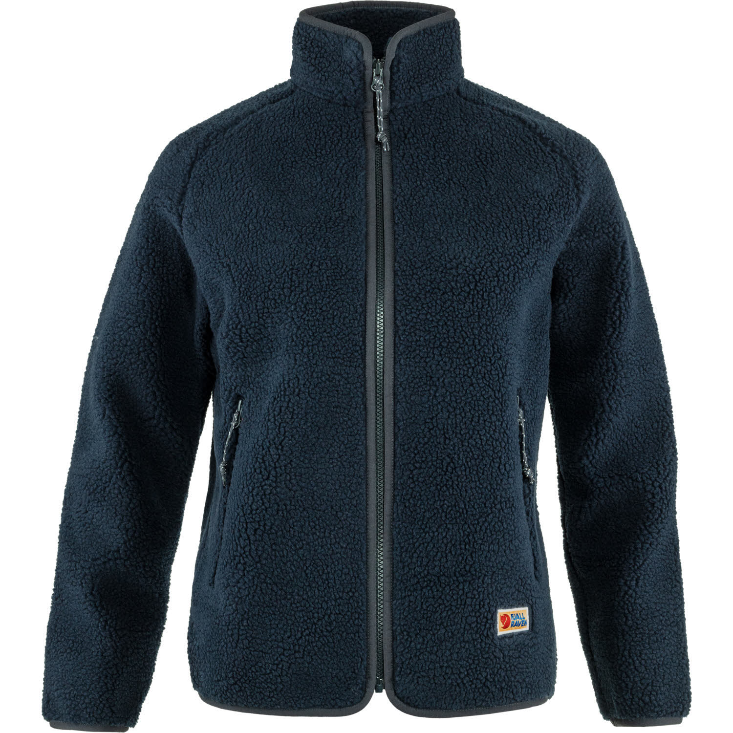 Fjällräven Vardag Pile Fleece Fleecejacke Teddyfleece Recycelt Damen Blau