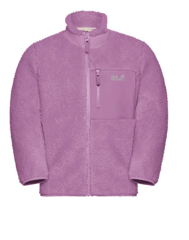 Jack Wolfskin Ice Curl Jacket Mädchen Fleecejacke Outdoorjacke vivid orchid