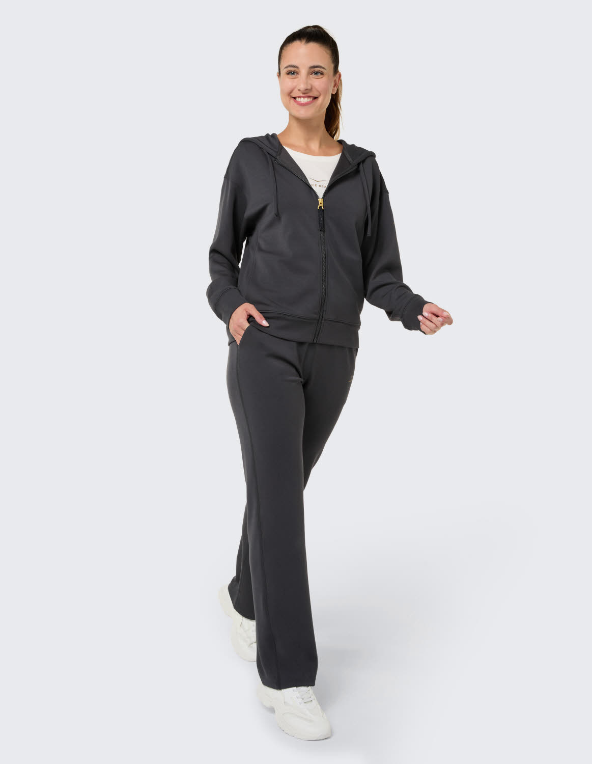 VENICE BEACH DA VB_Addie 4069 Pants 1/1 Damen Hose lang grau/anthracite