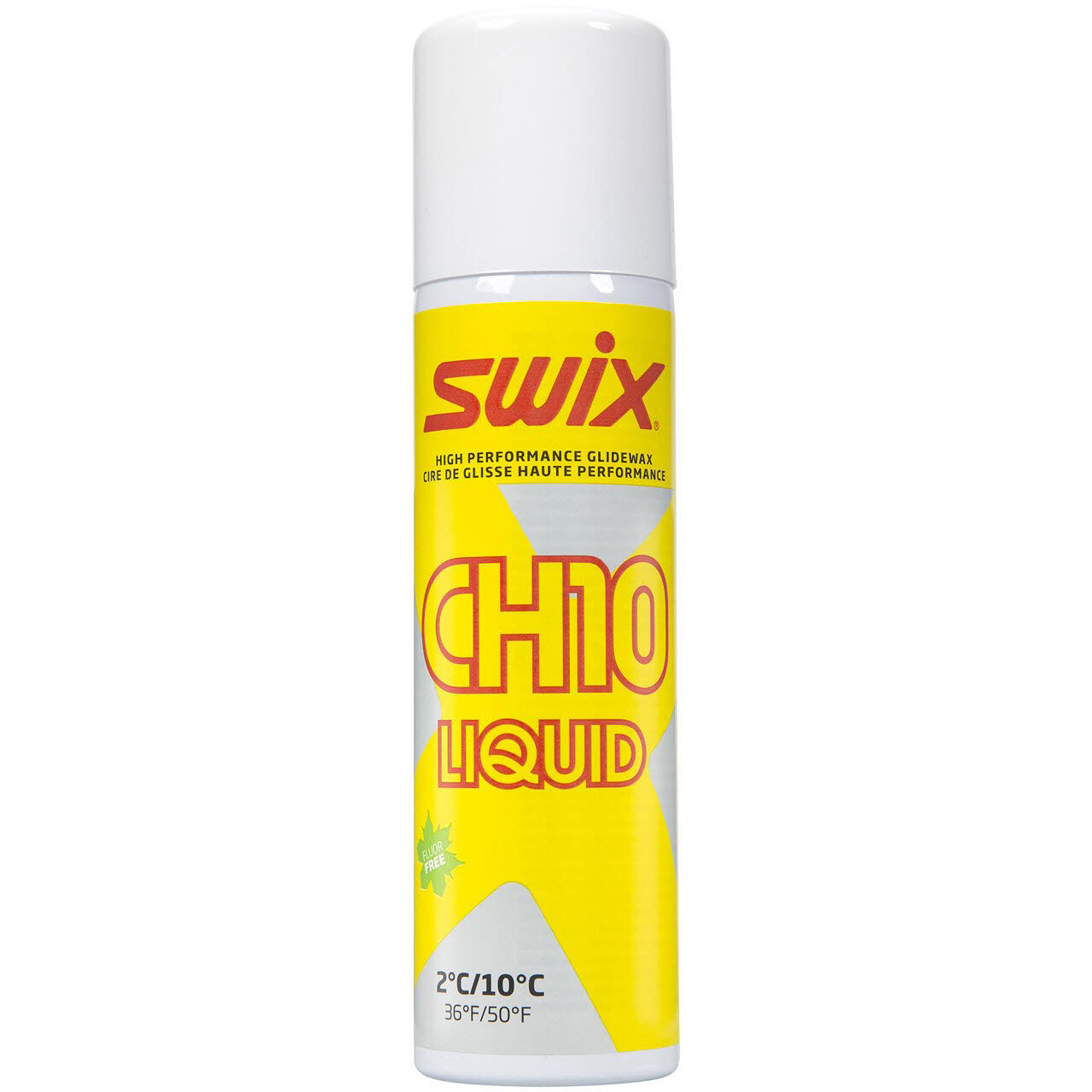 Swix CH10X Liq. Yellow 2°C bis 10°C Wachsspray Flüssigwachs NEU