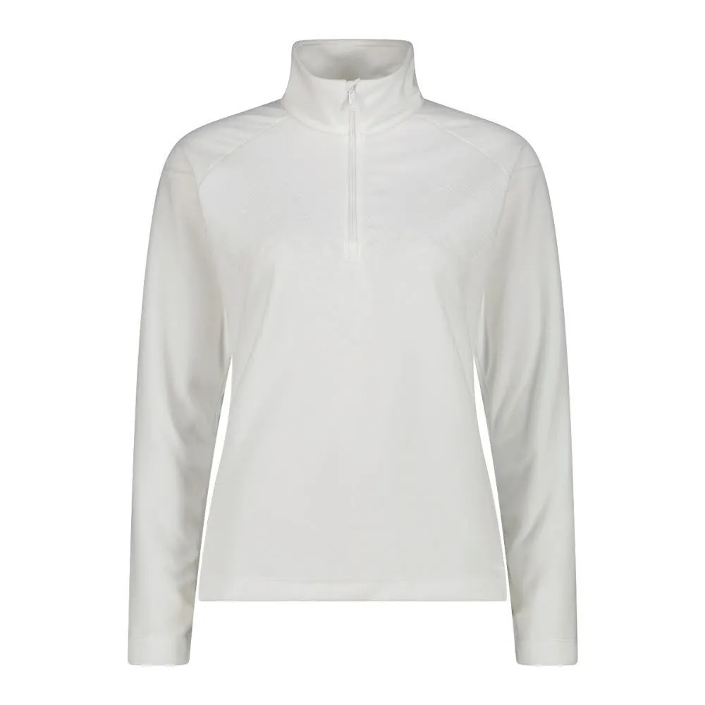 CMP WOMAN SWEAT Damen Skirolli Midlayer Sweatshirt weiß