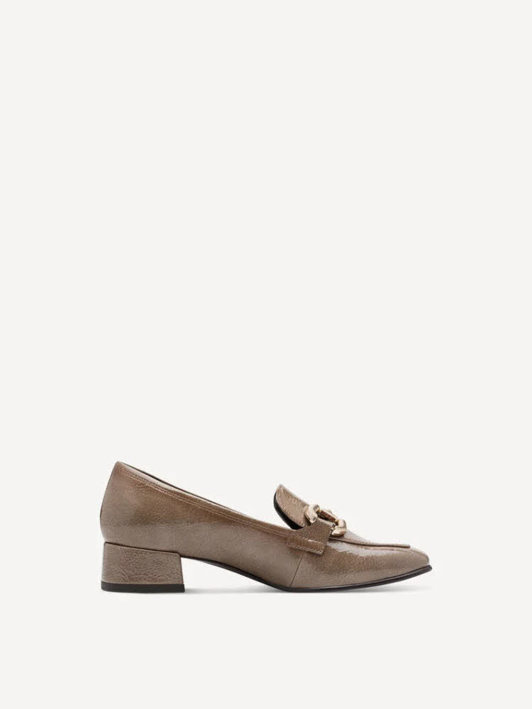 Tamaris Women Slip-on Damen Slipper Trotteur Loafer taupe