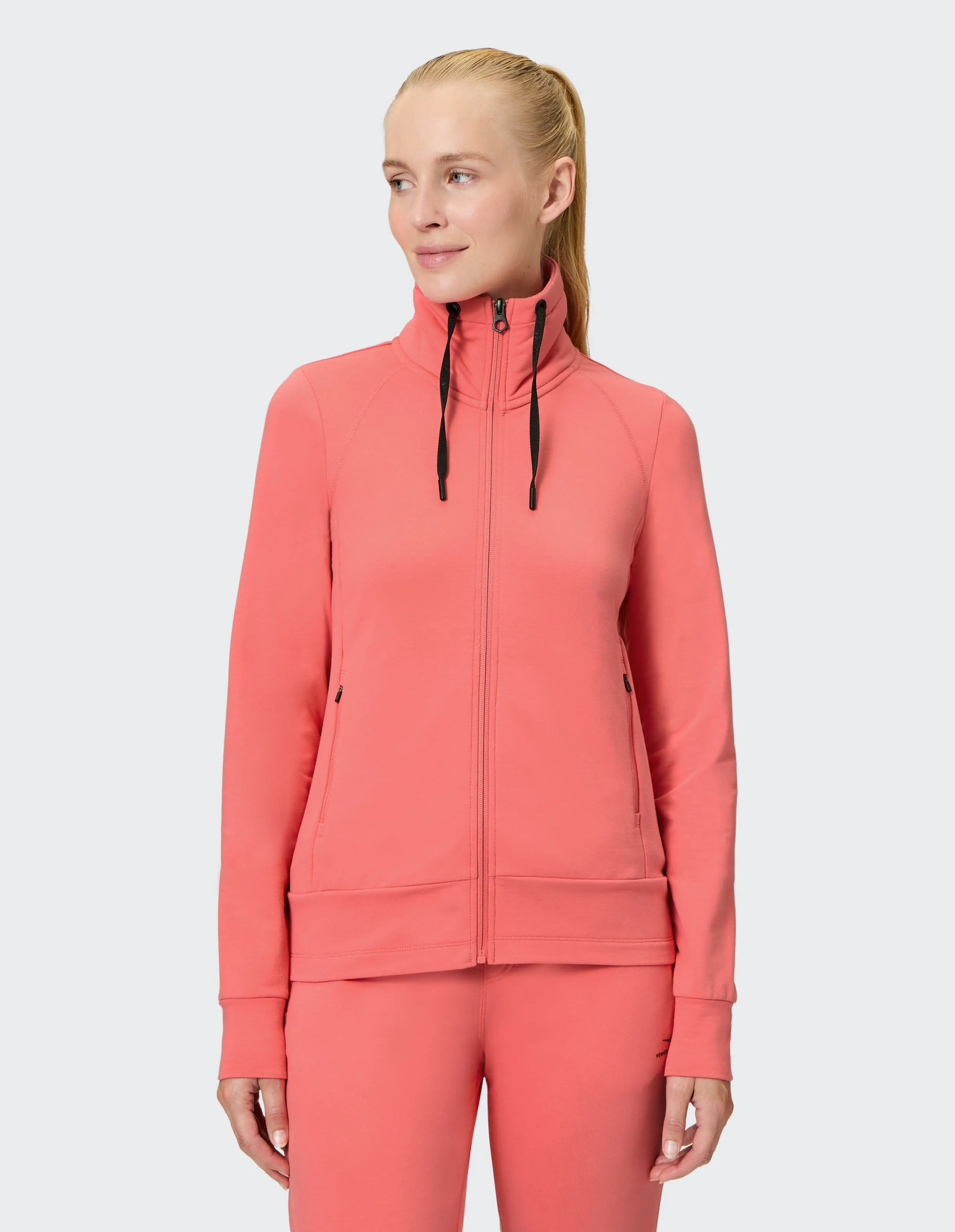 Venice Beach FLORENCE Sweatjacke Damen hellrot orange lachs