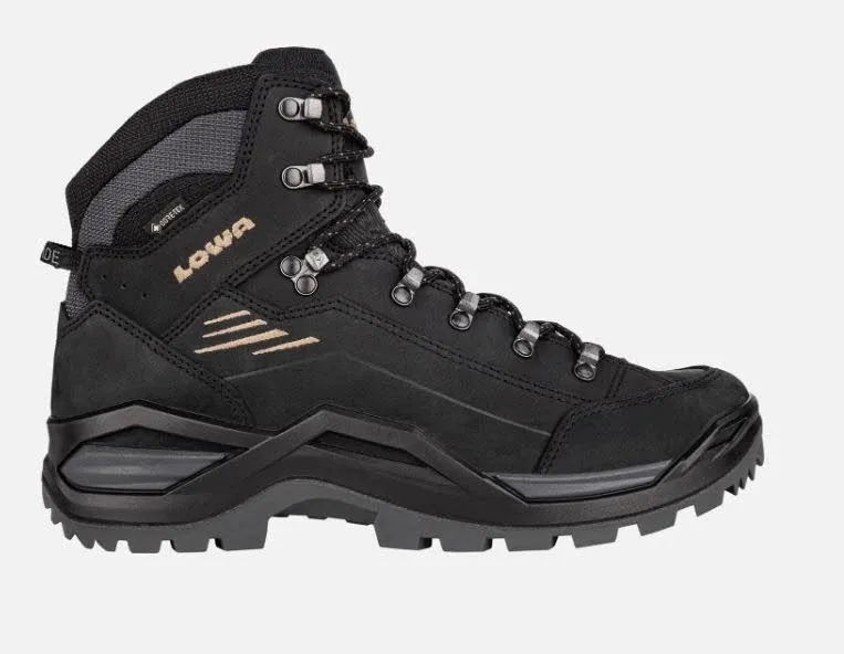 Lowa RENEGADE EVO GTX MID Herren Wanderschuhe Trekkingschuhe Gore-Tex schwarz
