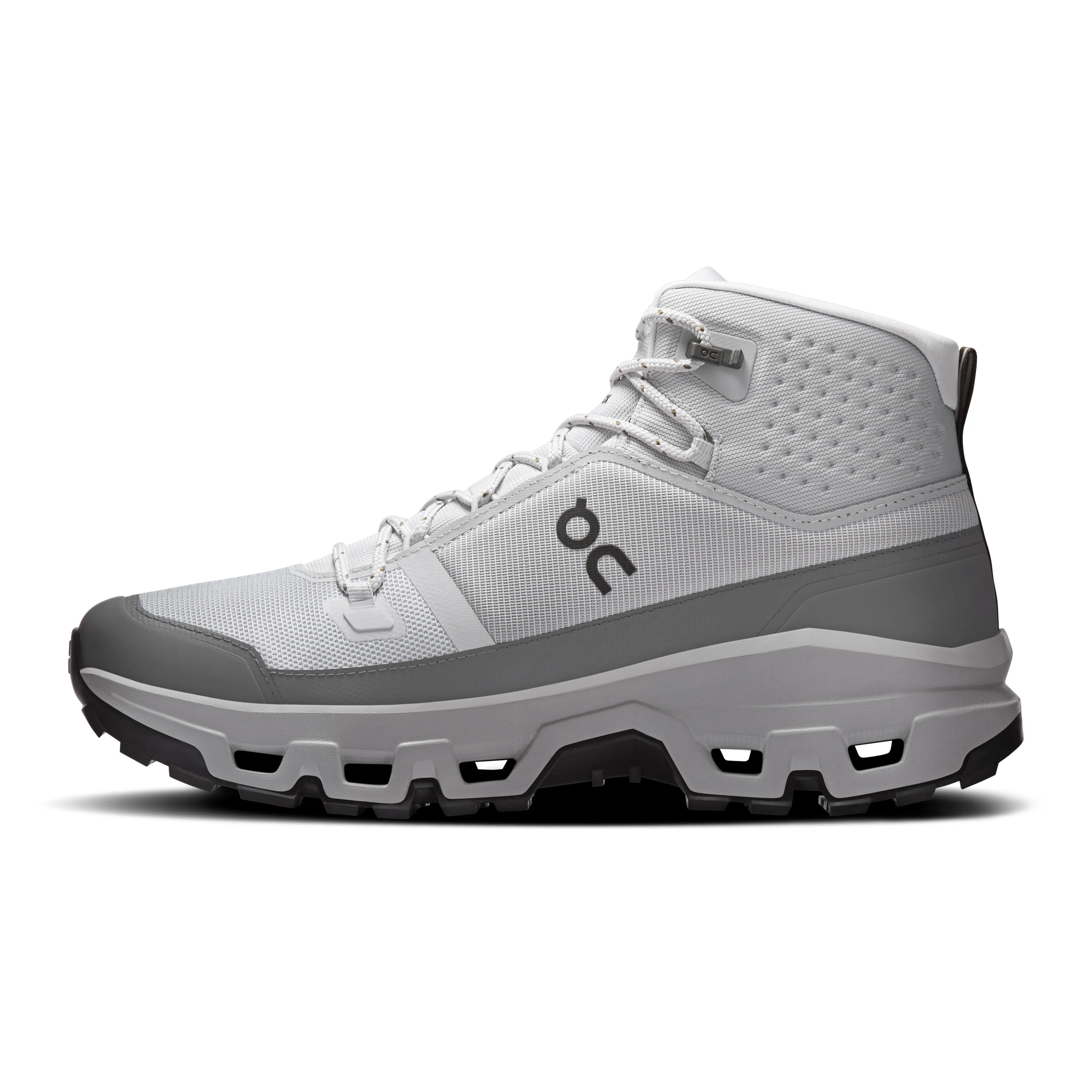ON CLOUDROCK MID WP Herren Trekkingschuhe Wanderschuhe glacier/alloy