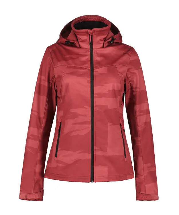 Icepeak Beloit Softshelljacke Kapuzenjacke Damen rot