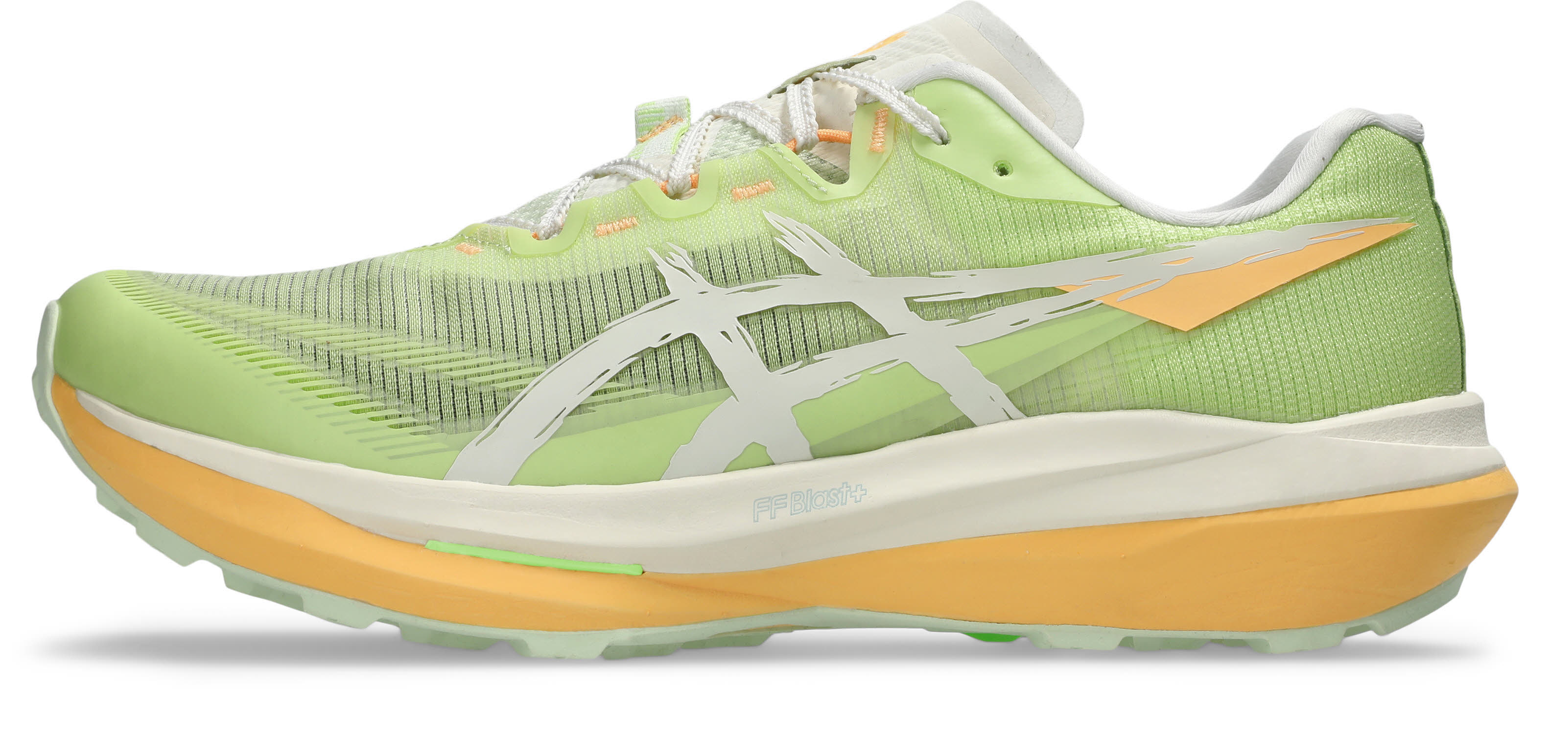 Asics FUJISPEED 4 Unisex Joggingschuhe Laufschuhe lime green/cream