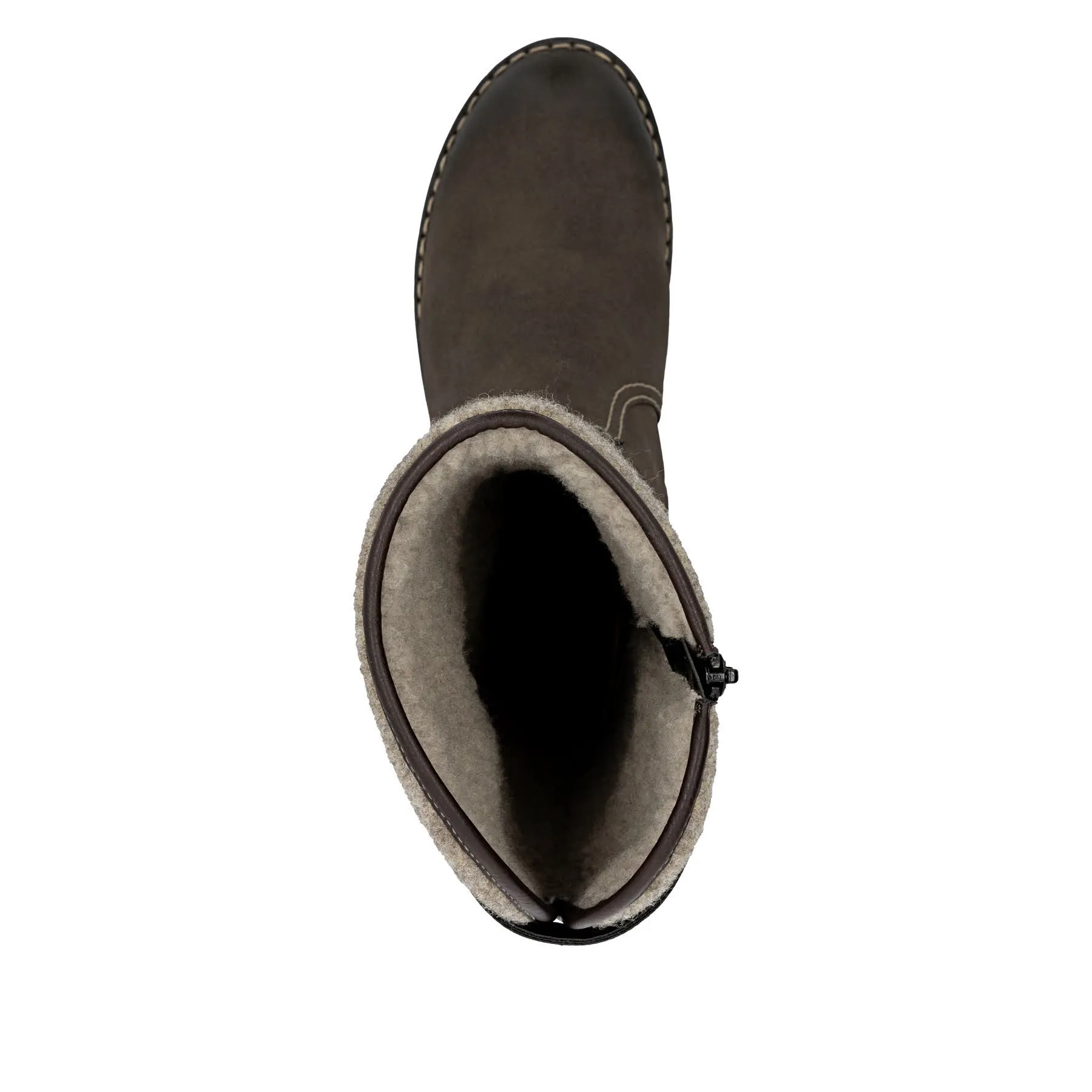 Rieker Damen Hochschaftstiefel dunkelbraun
