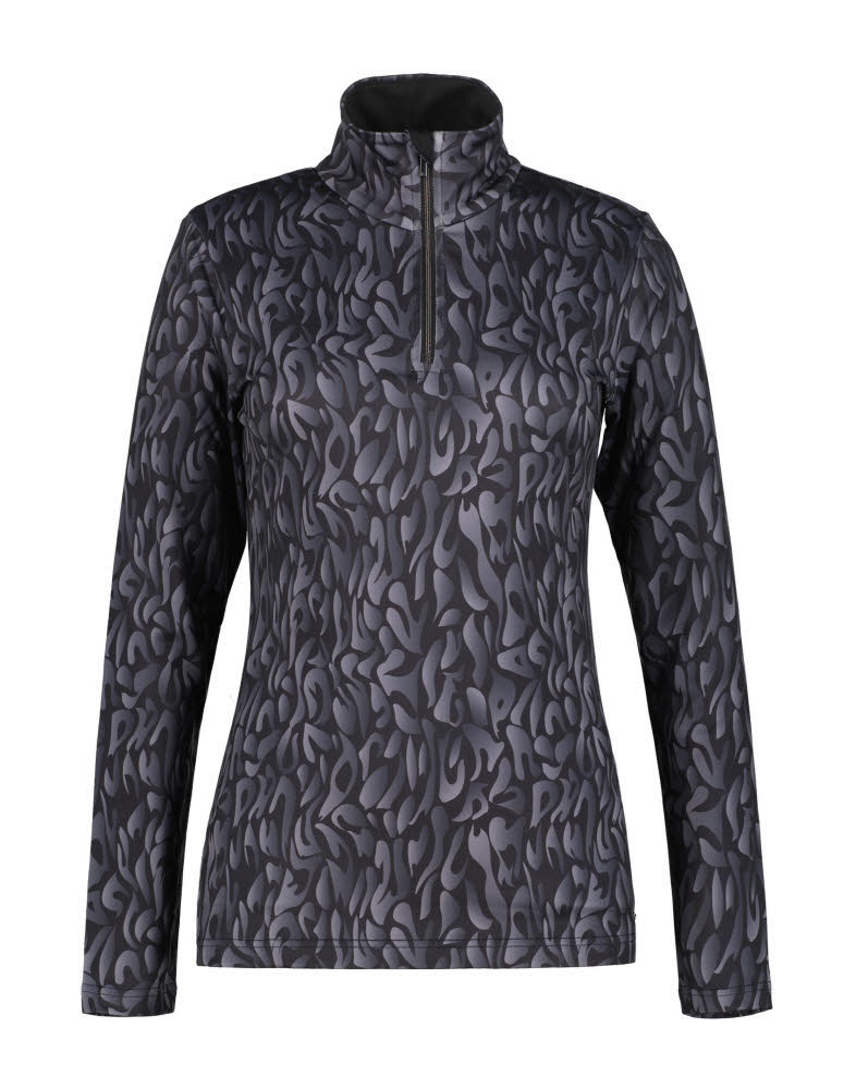 LUHTA SHIRT AHMO Damen Skirolli Midlayer anthrazit