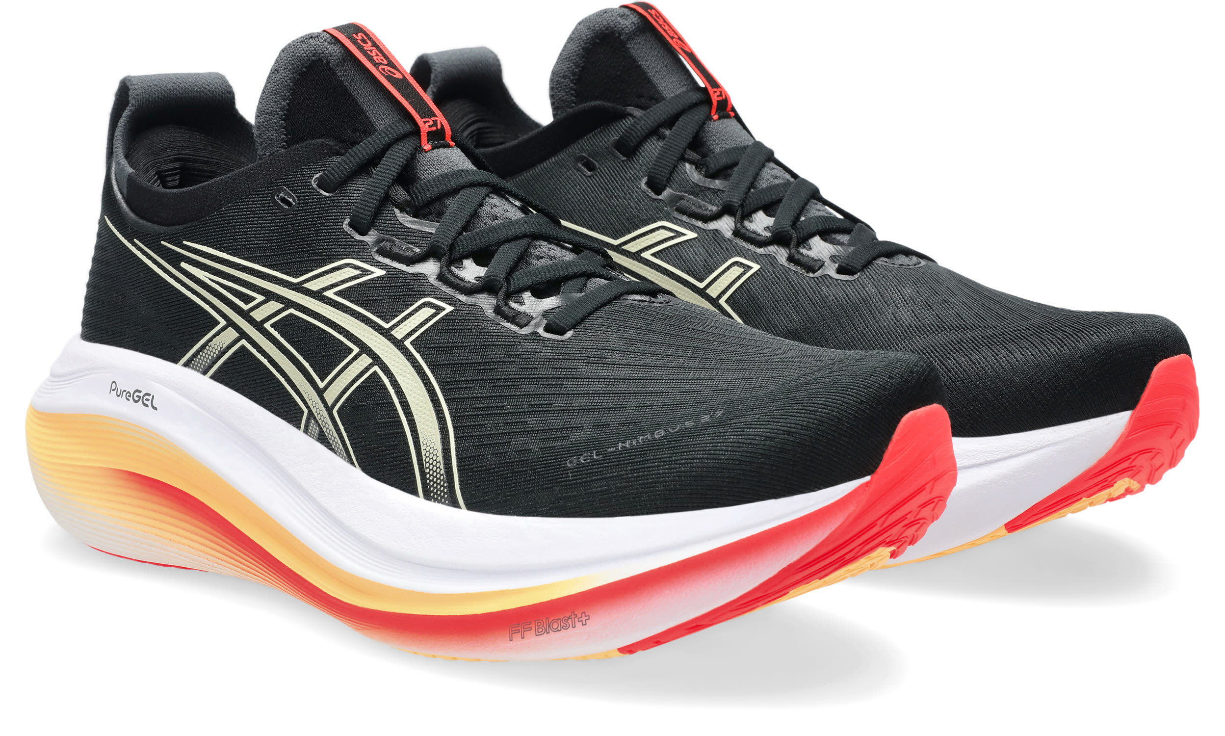 Asics GEL-NIMBUS 27 Herren Laufschuhe Joggingschuhe black/khaki