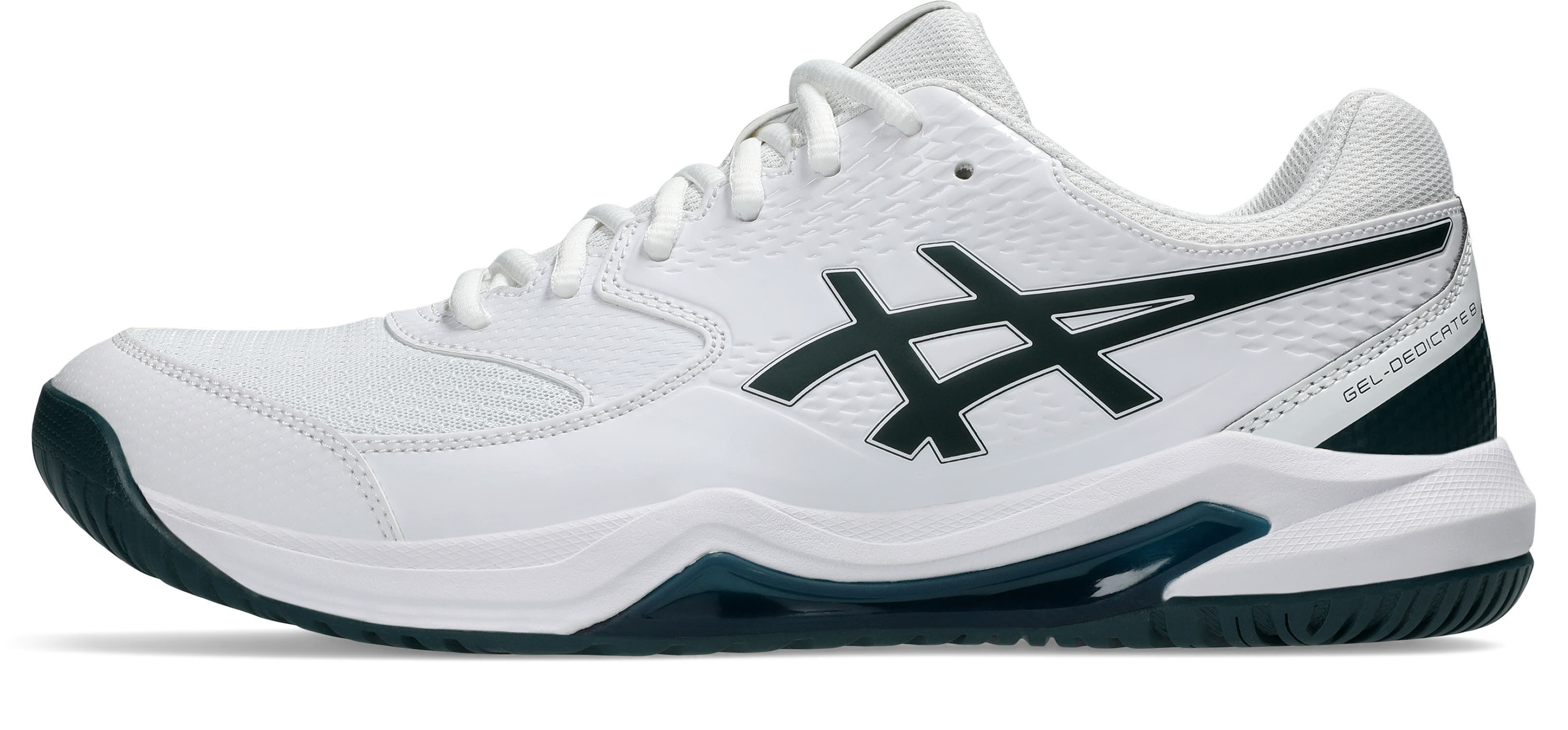 Asics GEL-DEDICATE 8 Tennisschuhe Herren weiß dunkelgrün