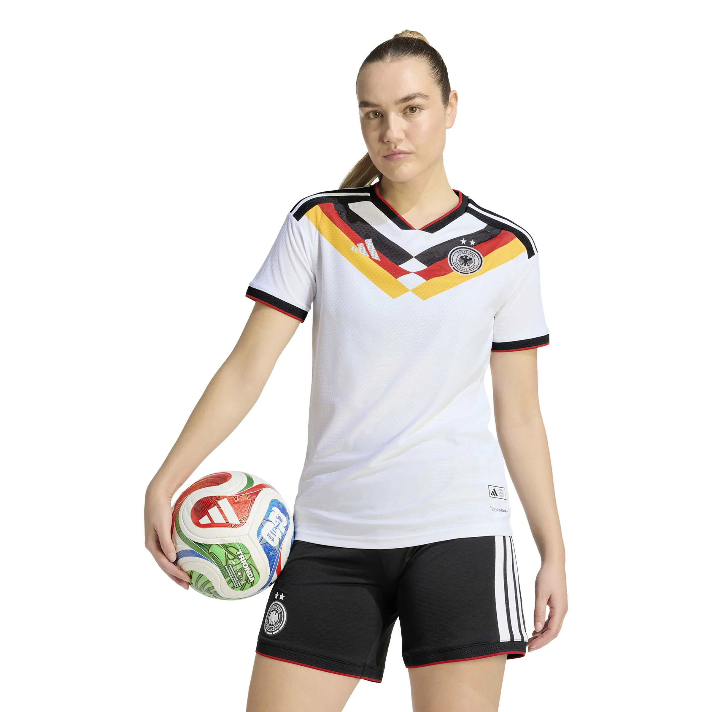 adidas DFB Authentic Jersey Damen Heimtrikot WM 2026 weiß