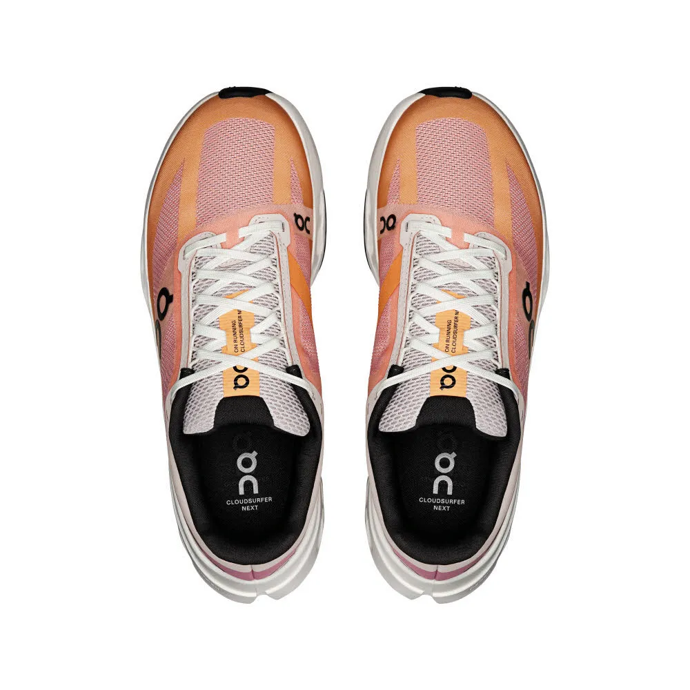 ON CLOUDSURFER NEXT Damen Laufschuhe Joggingschuhe tangerine/ivory