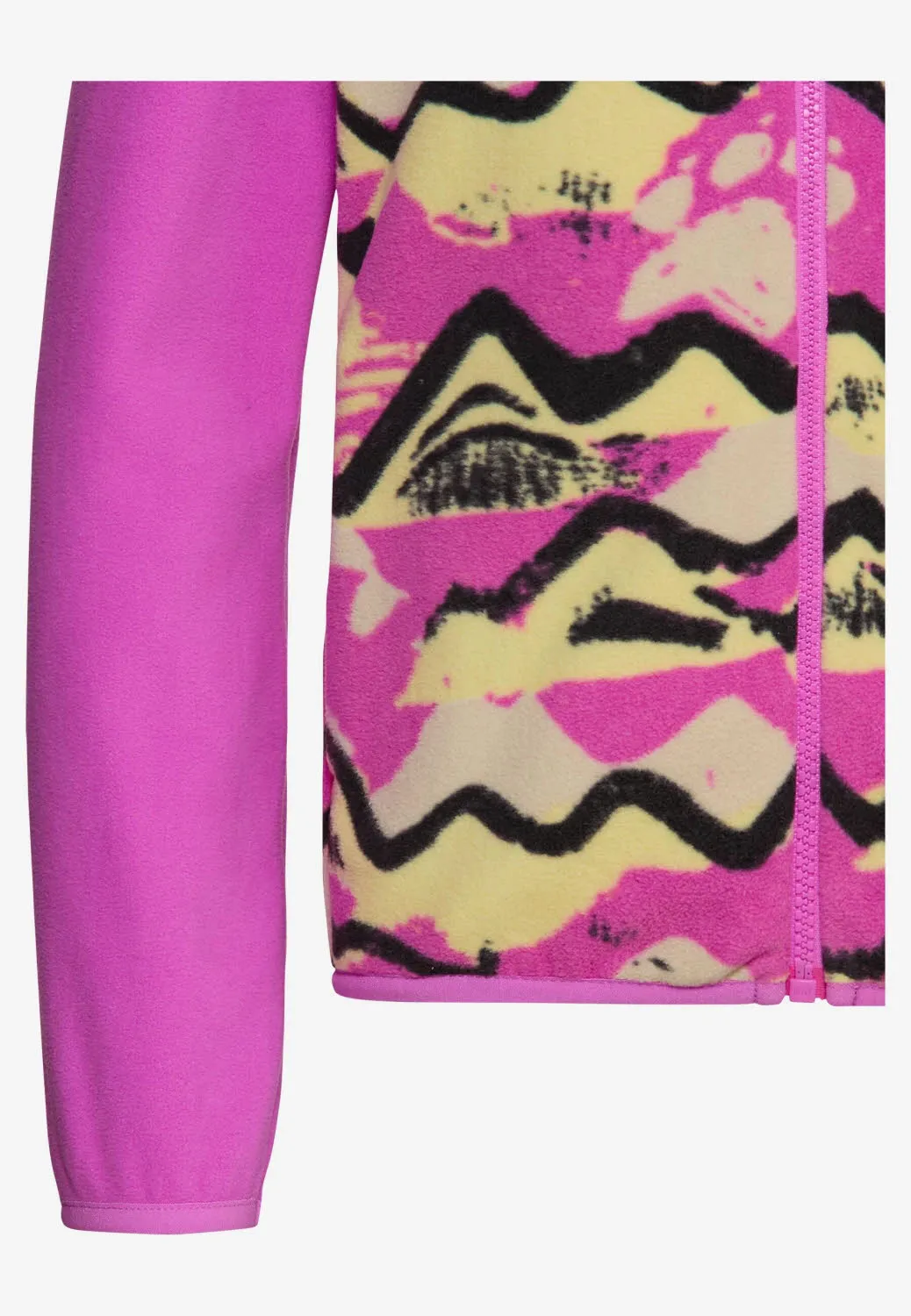 Jack Wolfskin PAW ERA 100 PRINT FZ K Mädchen Fleecejacke pink