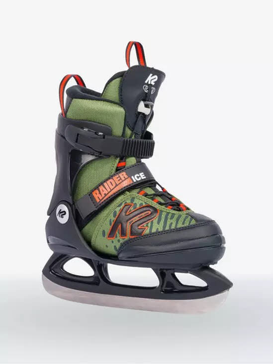 K2 Raider Ice Jungen Eislaufschuhe Schlittschuhe grün