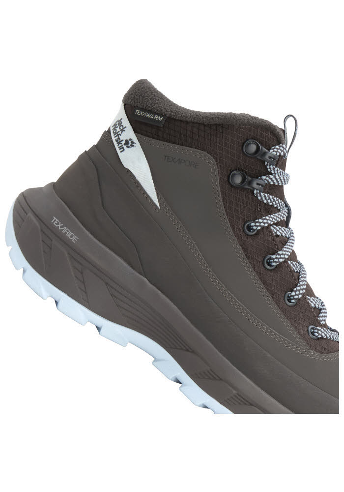 JACK WOLFSKIN WILD QUEST TEXAPORE MID W Winterstiefel Damen braun