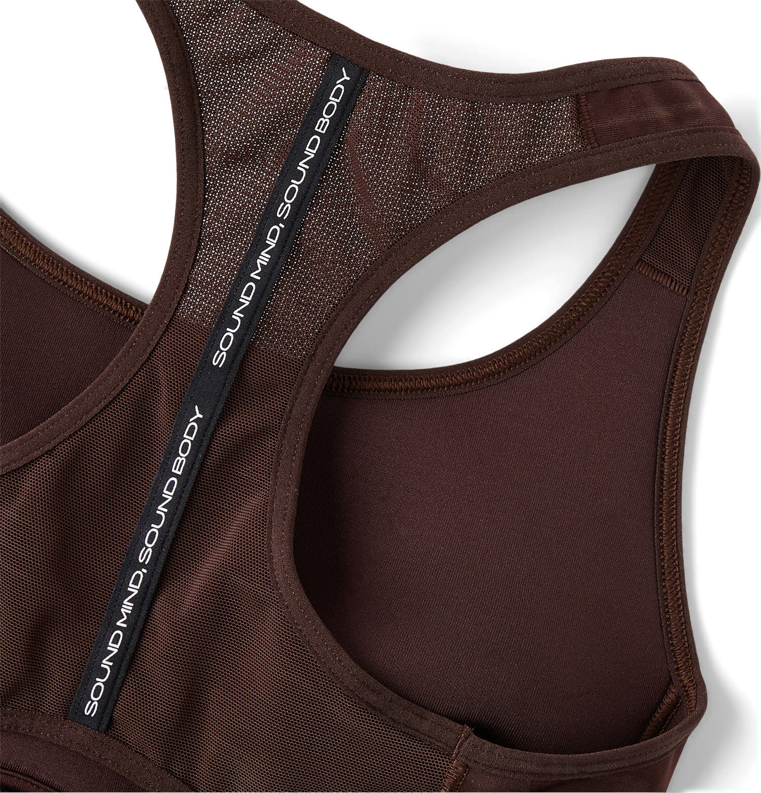 Asics ROAD COMPRESSION BRA Damen Sport-BH Sports-Bra coffee
