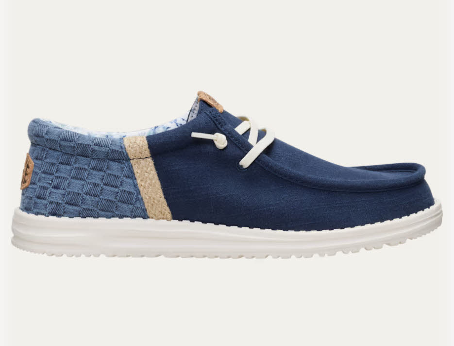 HEYDUDE Wally Funk Summer Stitch Herren Halbschuhe blau