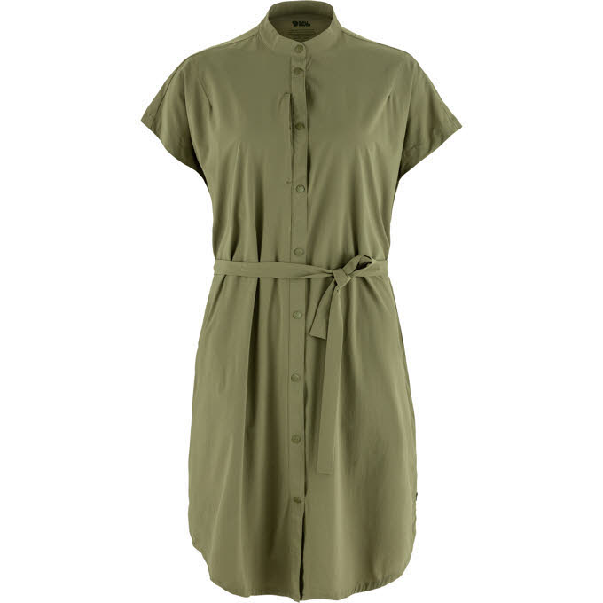 Fjällräven Abisko Fjäll Dress W Wanderkleid Shirt-Kleid Damen hellgrün
