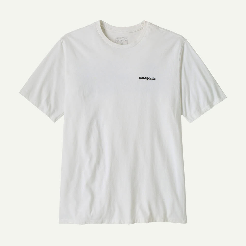 Patagonia Men's P-6 Logo Responsibili-Tee Herren T-Shirt fiber white