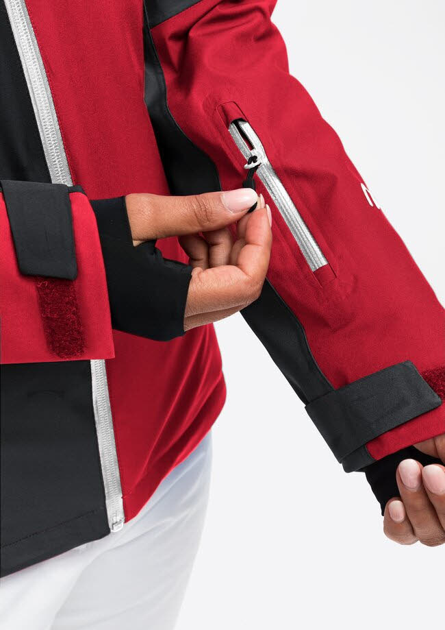 Maier Sports Nuria Damen Skijacke Snowboardjacke Wintersportjacke rot